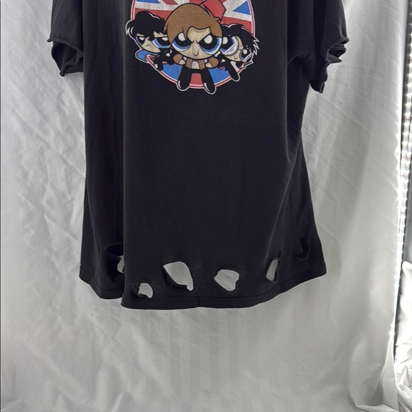 Powerpuff Spoof  Woman’s Distressed T-Shirt Harry Potter Doctor Who Sherlock - Picture 3 of 5